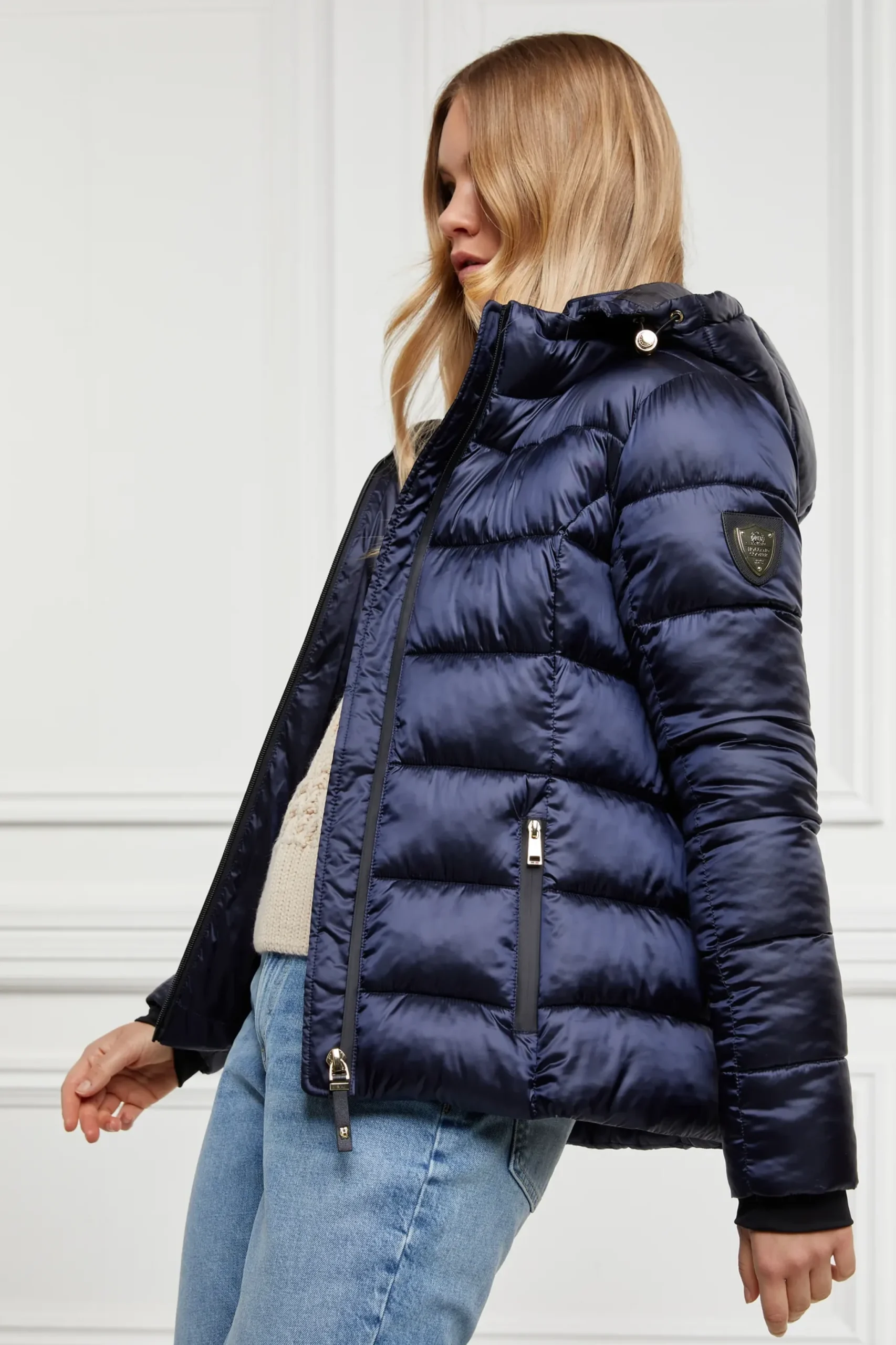Holland Cooper Sherbourne Puffer Ink Navy Clearance
