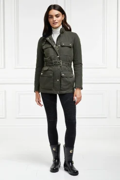 Holland Cooper Sherpa Lined Chelsea Wellington Black Croc Online