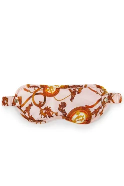 Holland Cooper Silk Eye Mask Blush Hot