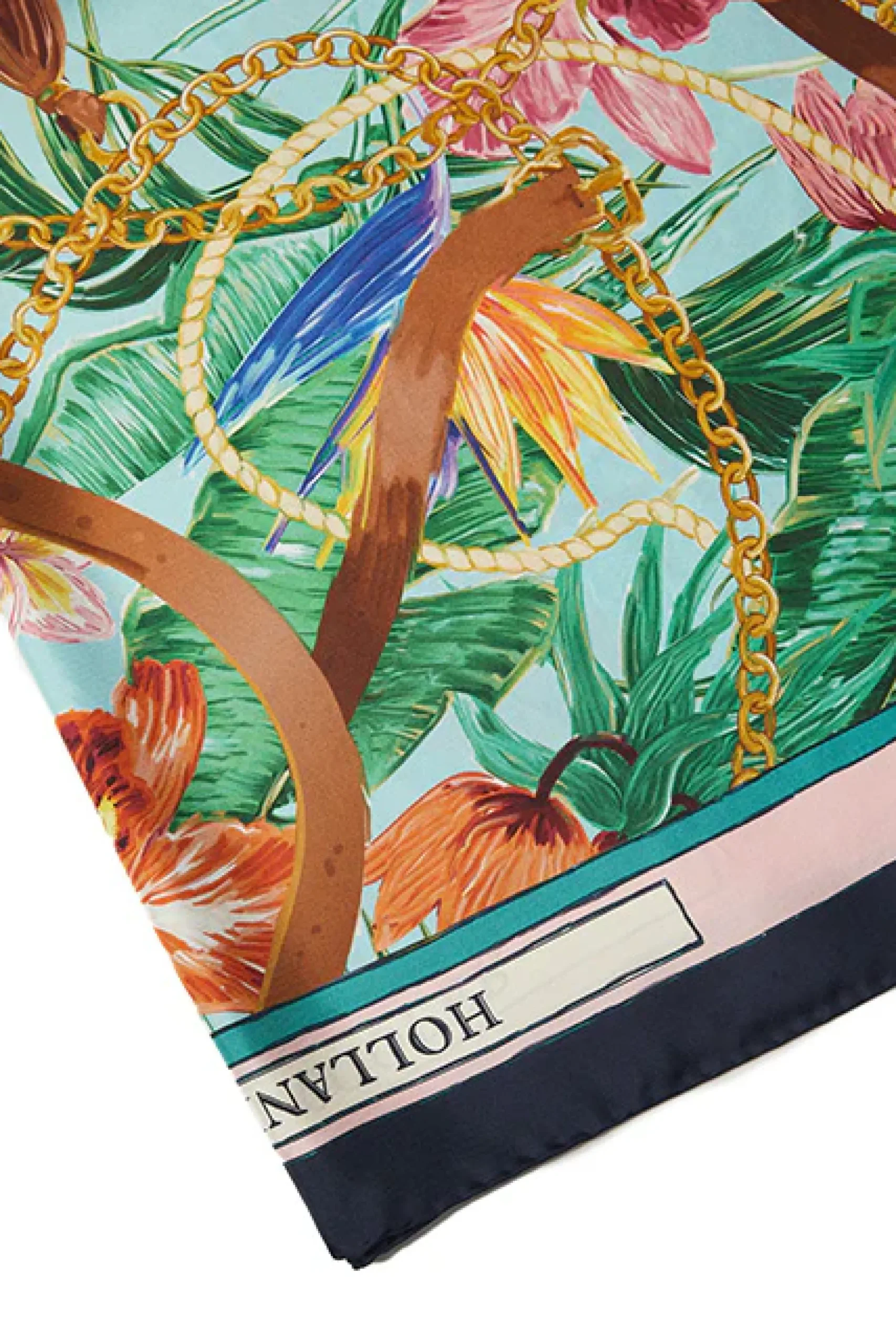 Holland Cooper Silk Scarf St Lucia New