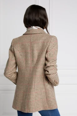 Holland Cooper Single Breasted Blazer Charlton Tweed Clearance