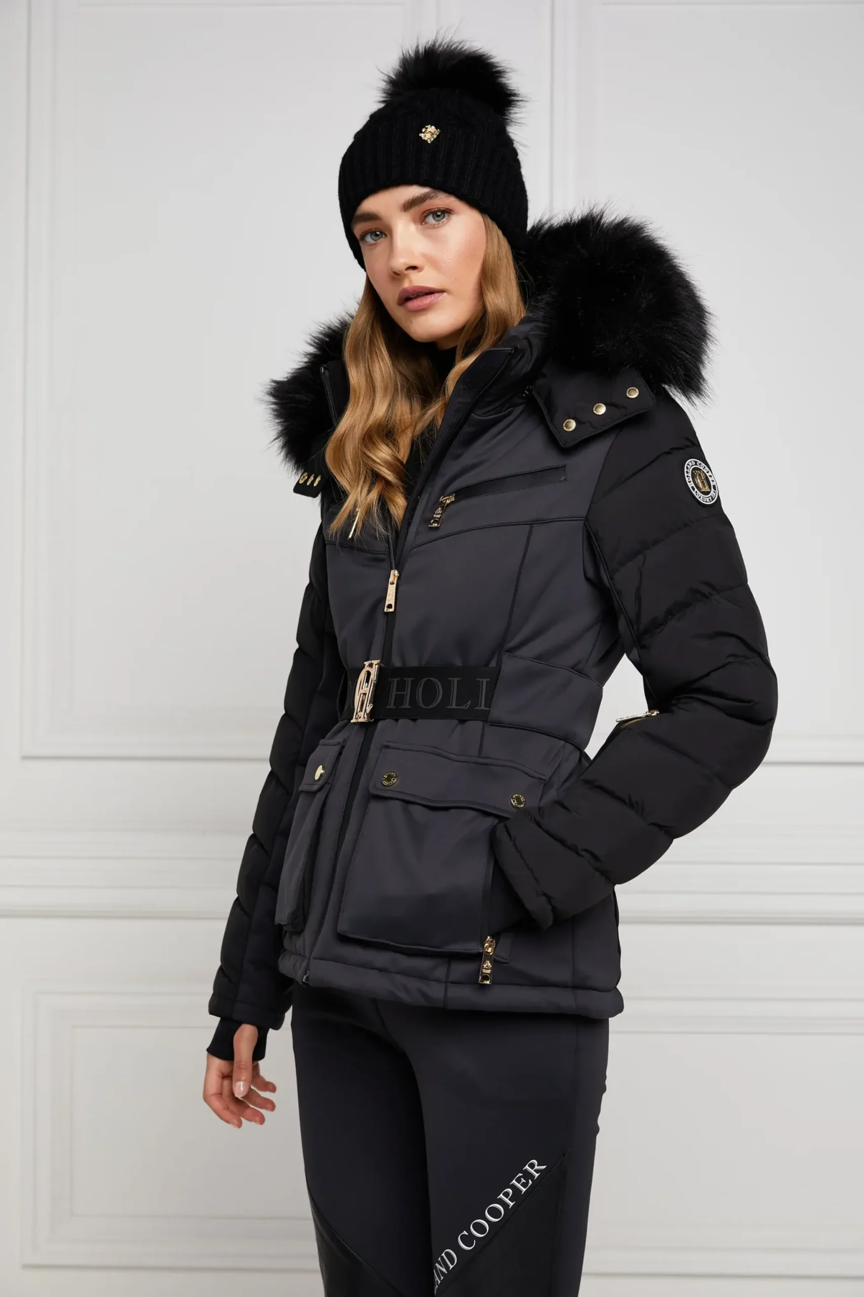 Holland Cooper Ski Jacket Black Online
