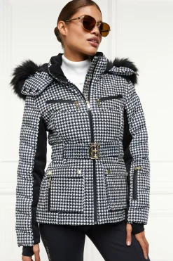 Holland Cooper Ski Jacket Houndstooth