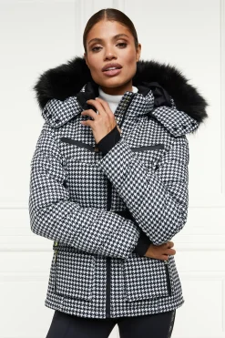 Holland Cooper Ski Jacket Houndstooth