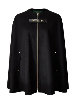 Holland Cooper Slim Cape Soft Black New