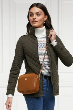 Holland Cooper Soho Camera Bag Tan Suede Online
