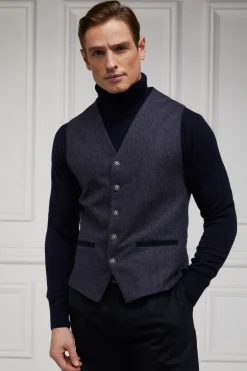 Holland Cooper St James Waistcoat Navy Duke Best