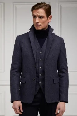 Holland Cooper St James Waistcoat Navy Duke Best