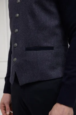 Holland Cooper St James Waistcoat Navy Duke Best