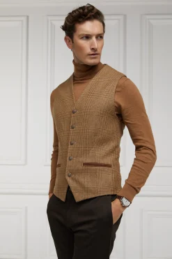 Holland Cooper St James Waistcoat Tawny Hot