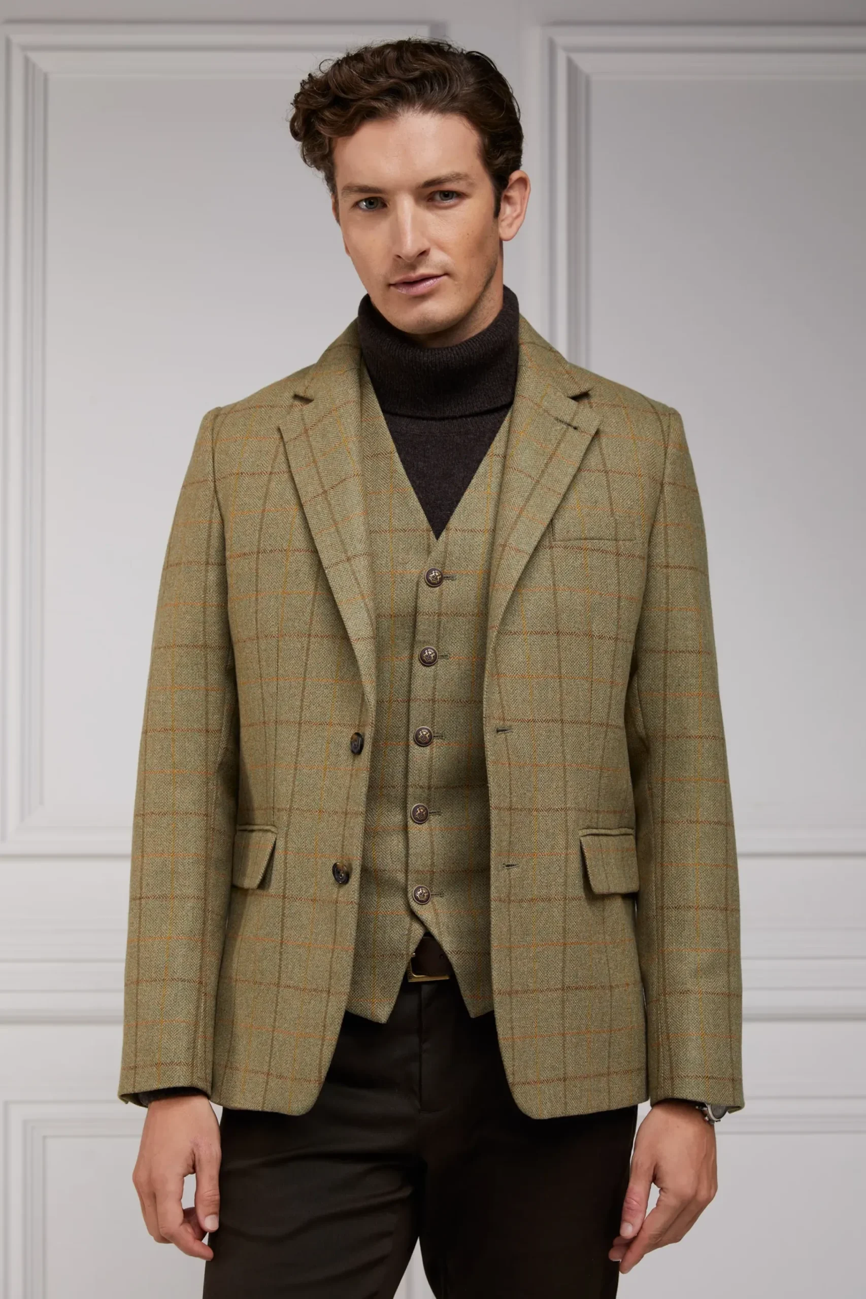 Holland Cooper St James Waistcoat Uppingham Green Best