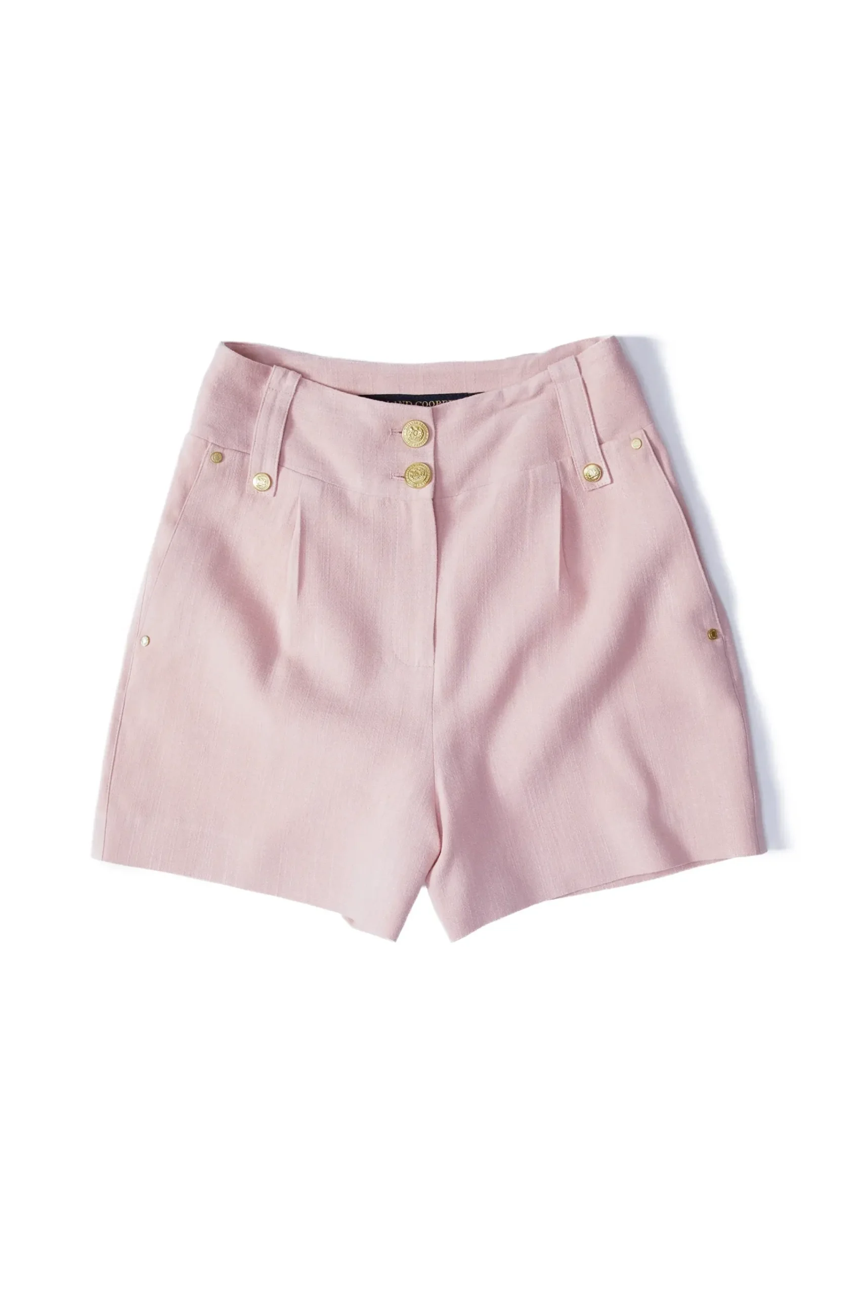 Holland Cooper Tailored Short Pink Linen New