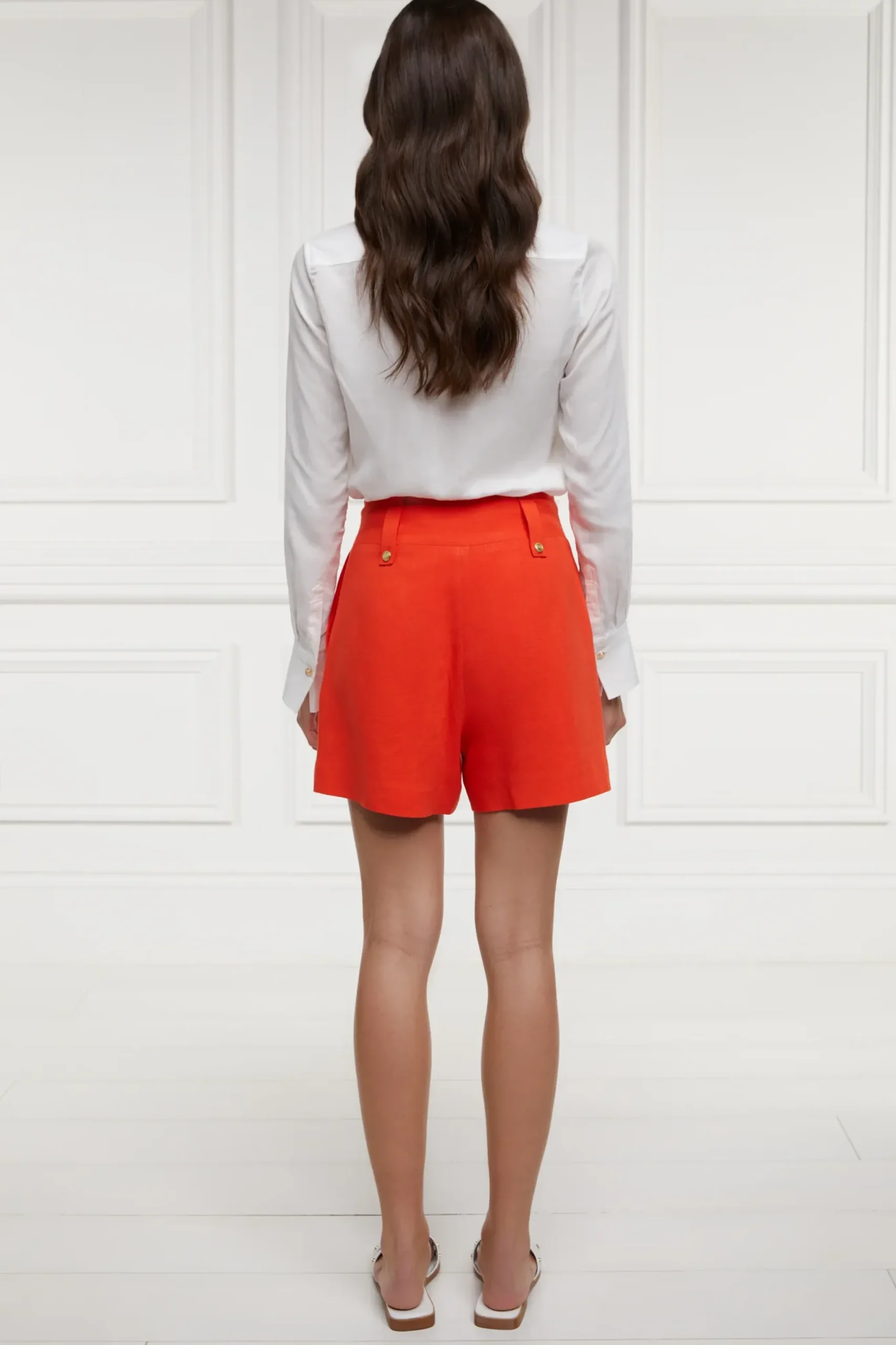 Holland Cooper Tailored Short Neroli Linen Clearance