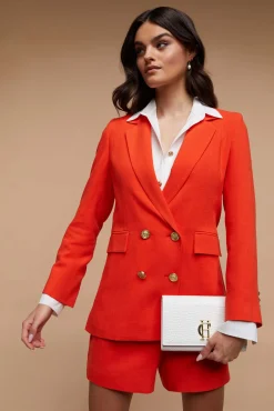 Holland Cooper Tailored Short Neroli Linen Clearance