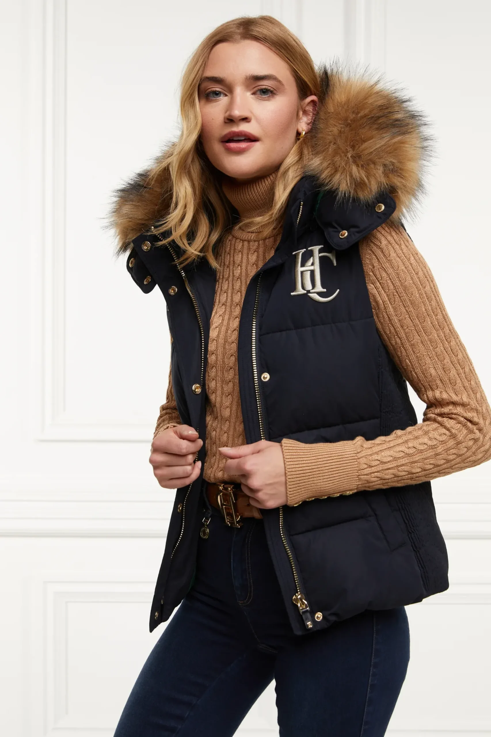 Holland Cooper Team Gilet Ink Navy Online