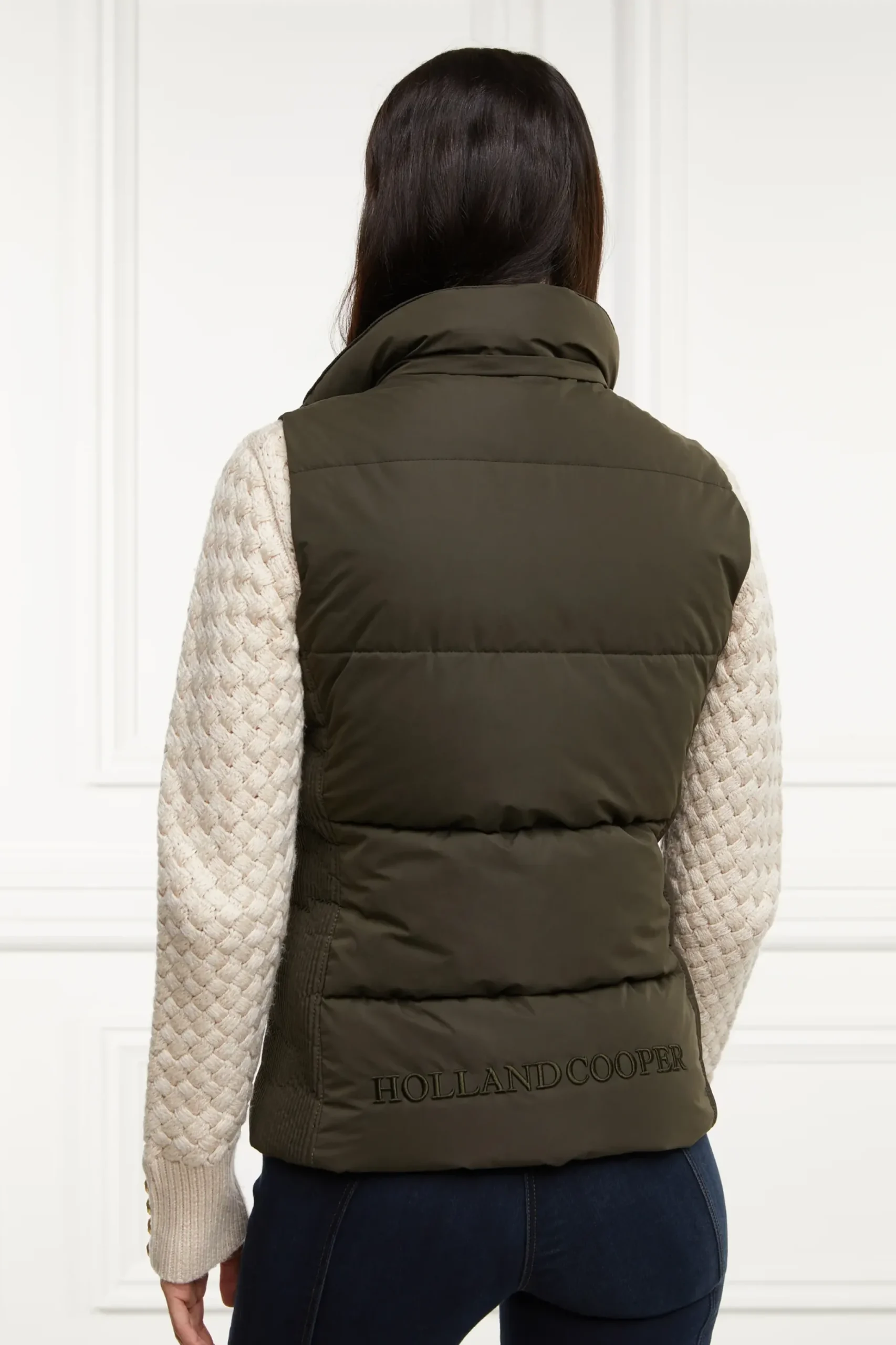 Holland Cooper Team Gilet Khaki Outlet