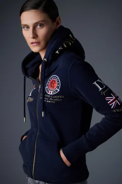 Holland Cooper Team Hoodie Navy Best