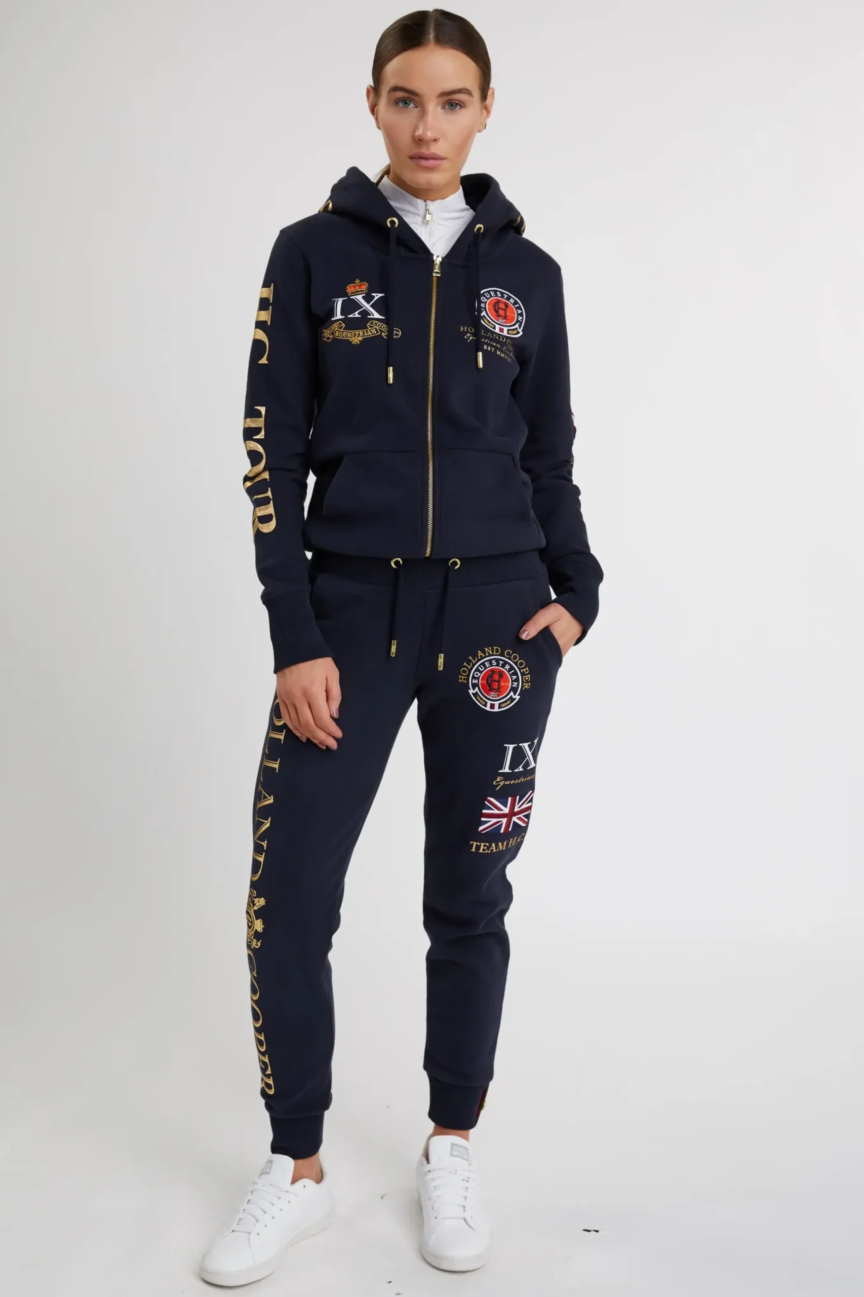 Holland Cooper Team Hoodie Navy Best