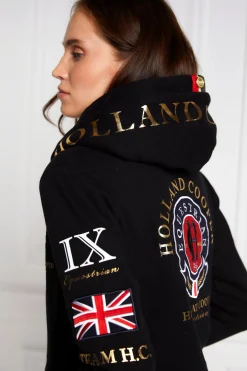 Holland Cooper Team Hoodie Black New