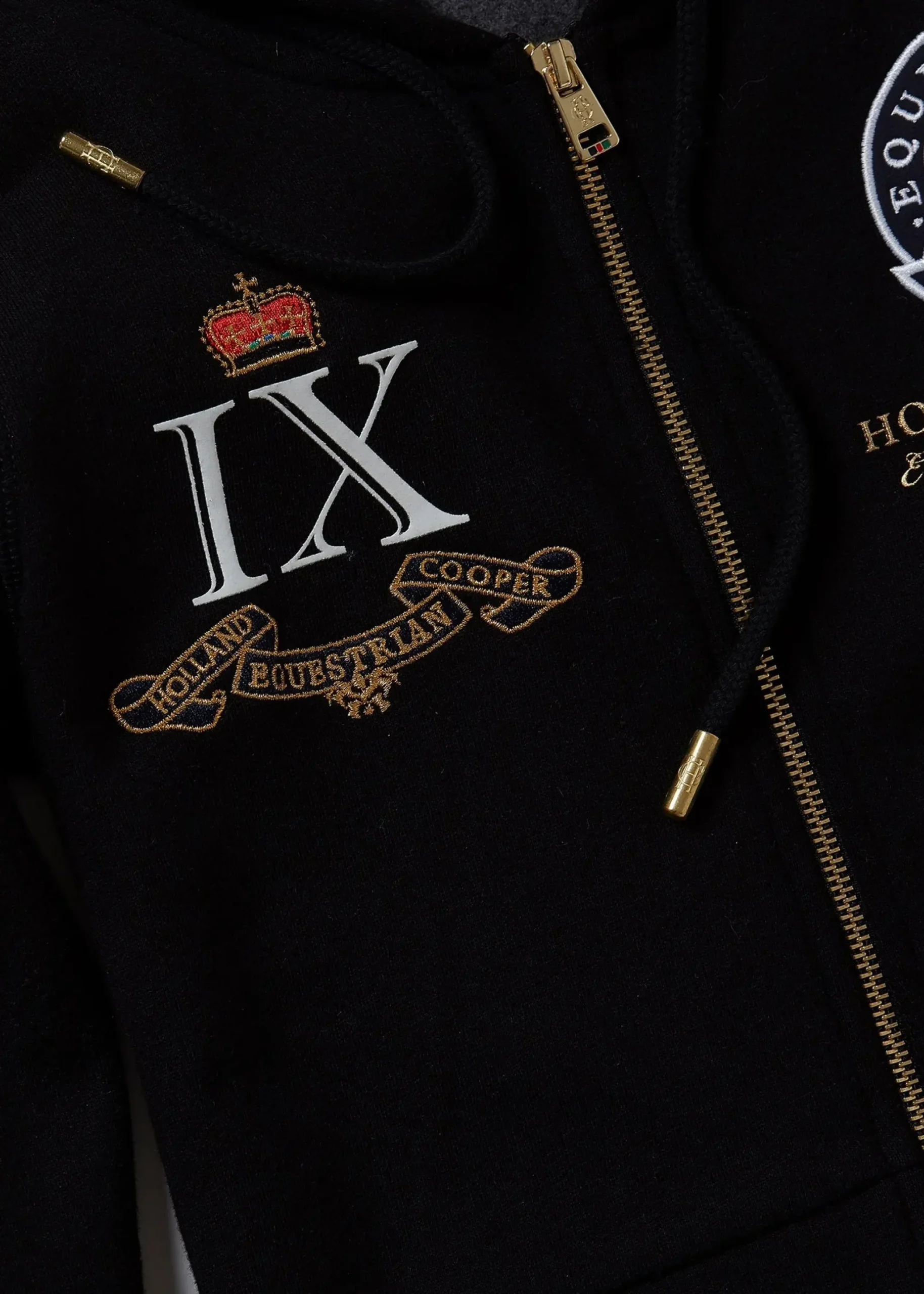 Holland Cooper Team Hoodie Black New