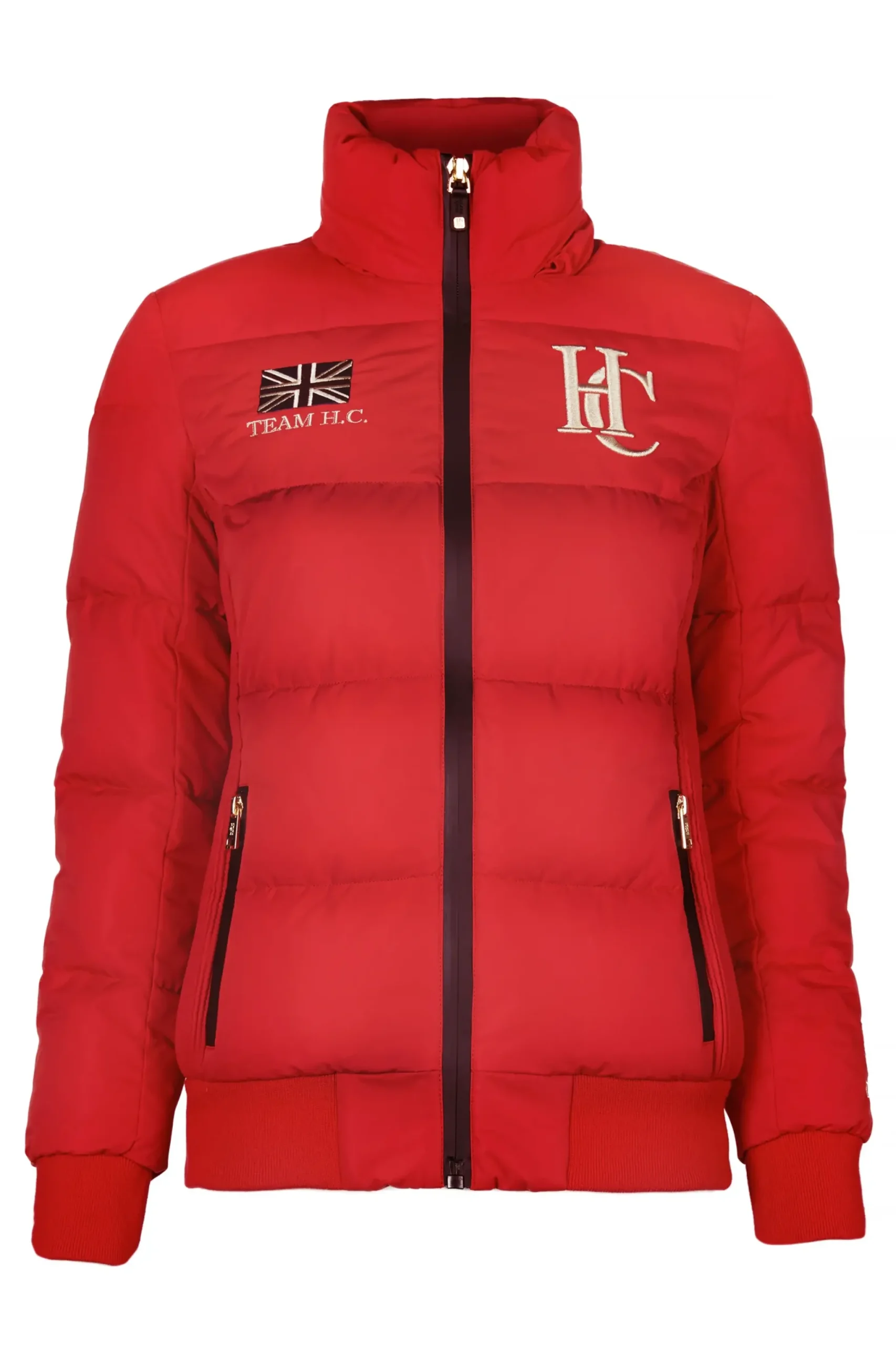 Holland Cooper Team Padded Jacket Heritage Red Outlet