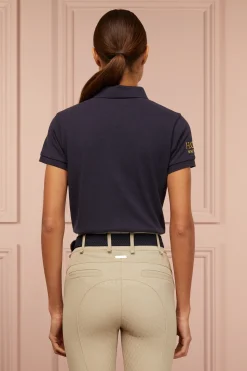 Holland Cooper Team Polo Shirt Ink Navy Outlet