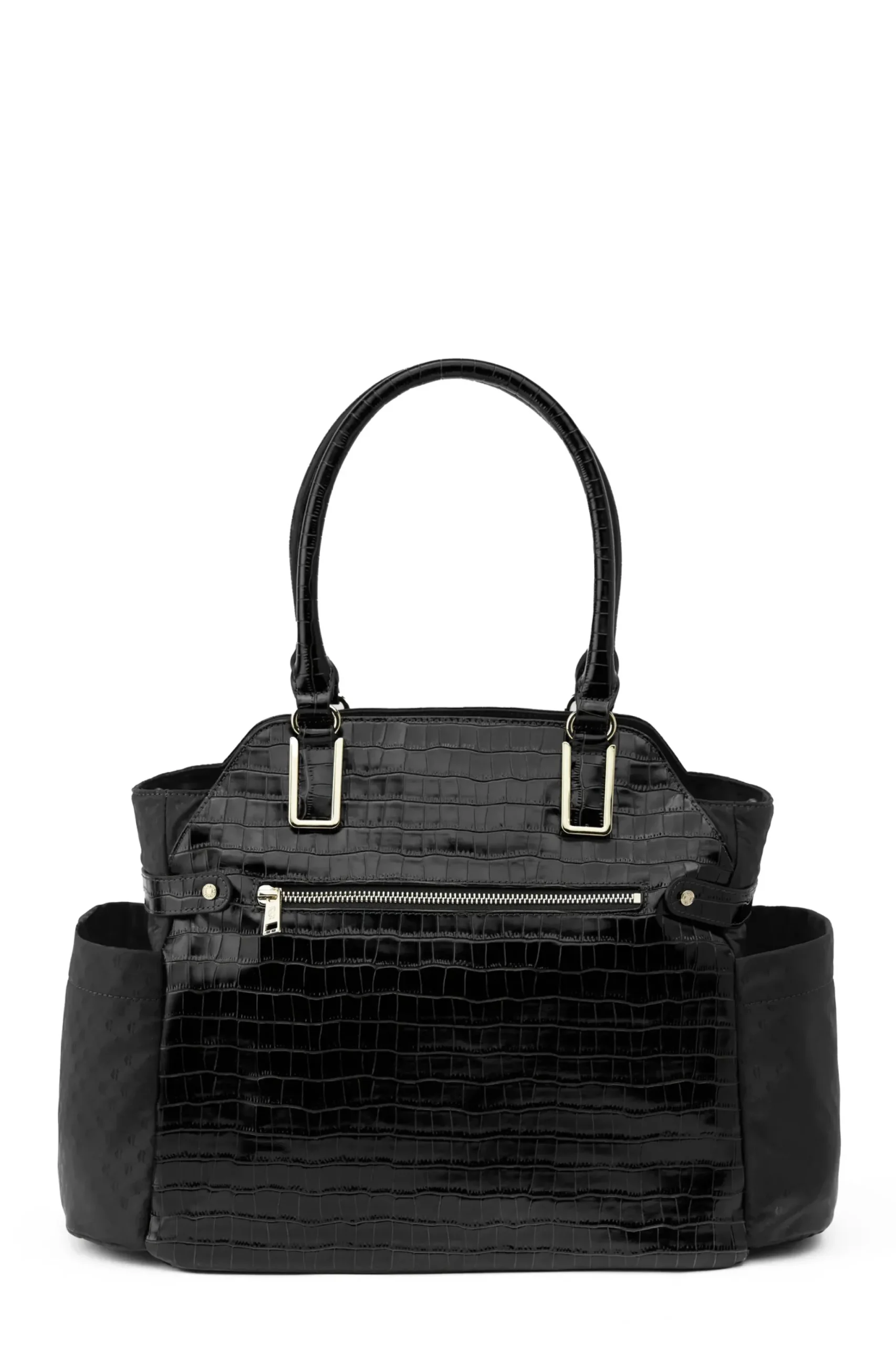 Holland Cooper Thames Changing Bag Black Monogram Hot
