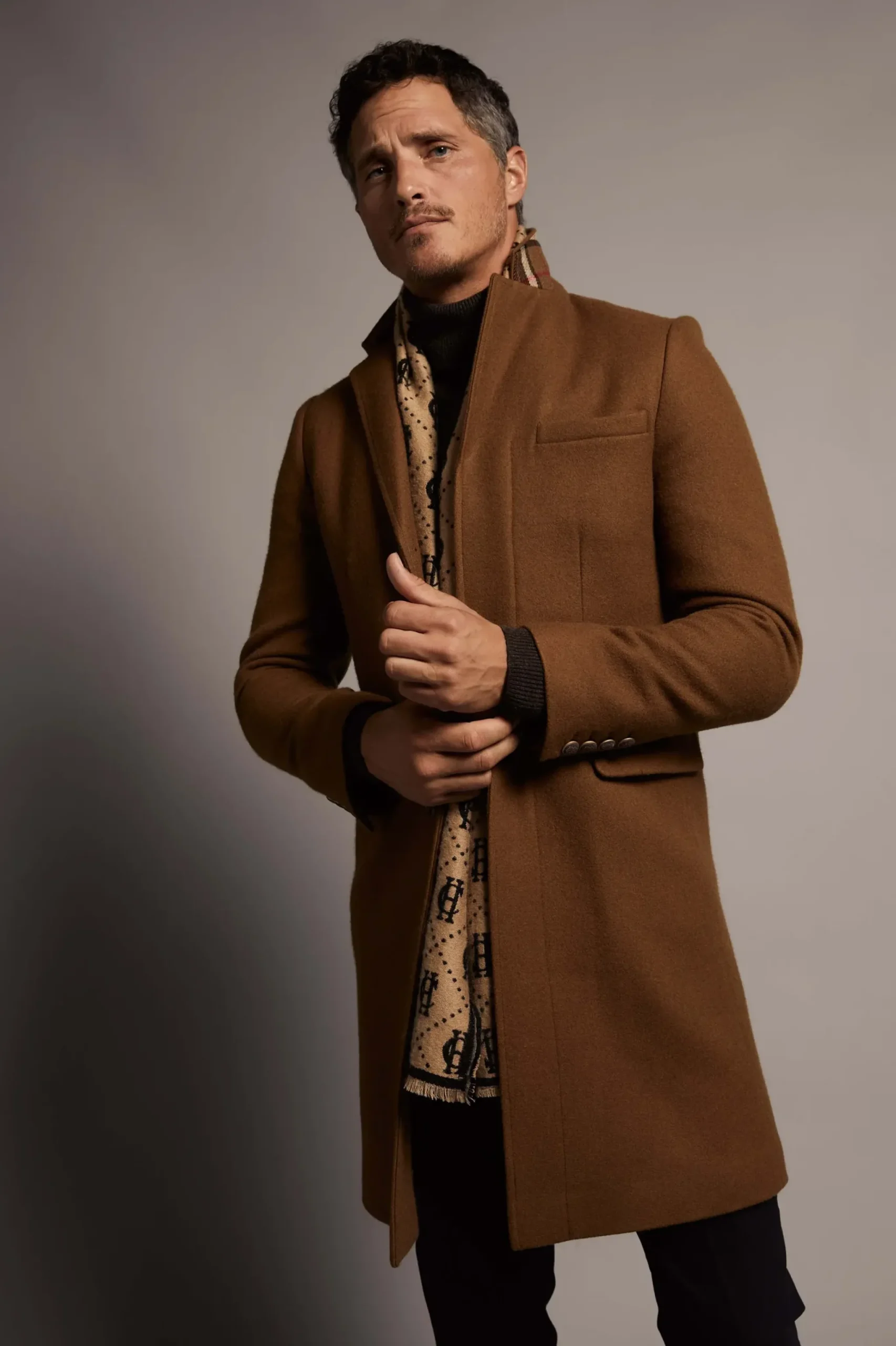 Holland Cooper The Cheltenham Coat Dark Camel Clearance