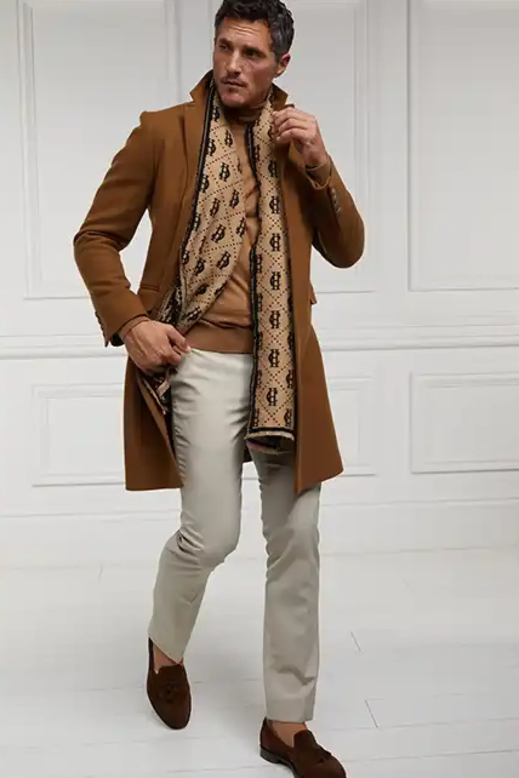 Holland Cooper The Cheltenham Coat Dark Camel Clearance