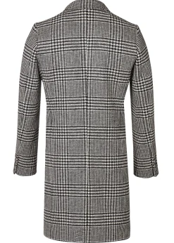 Holland Cooper The Cheltenham Coat Large Scale Prince of Wales Mono Outlet