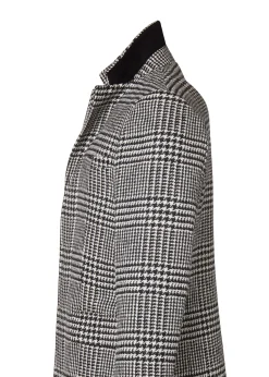 Holland Cooper The Cheltenham Coat Large Scale Prince of Wales Mono Outlet