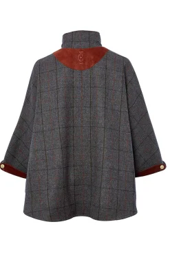 Holland Cooper The Classic Cape Mid Blue Check Discount