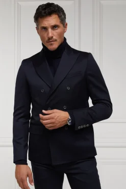 Holland Cooper The Double Breasted Blazer Navy Barathea Outlet