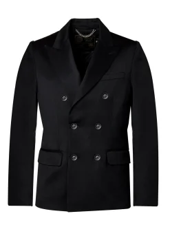 Holland Cooper The Double Breasted Blazer Black Barathea Discount