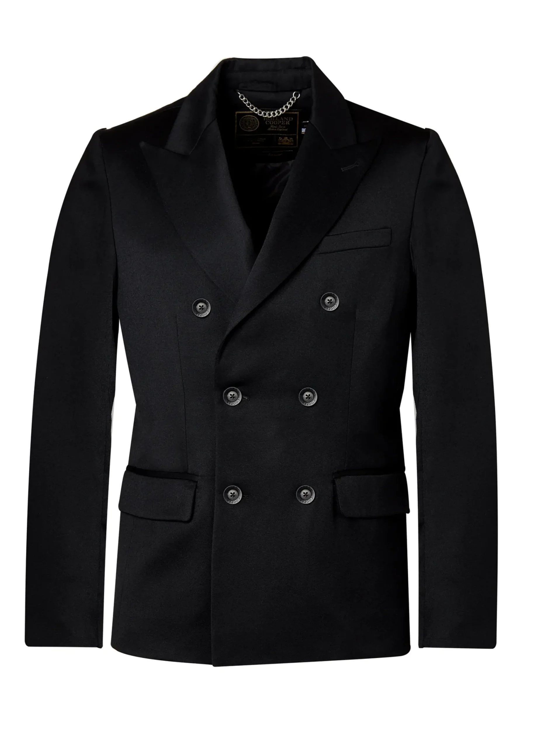 Holland Cooper The Double Breasted Blazer Black Barathea Discount
