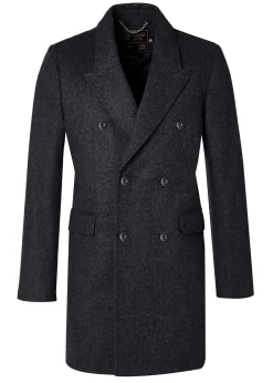 Holland Cooper The Double Breasted Coat Soft Graphite Hot