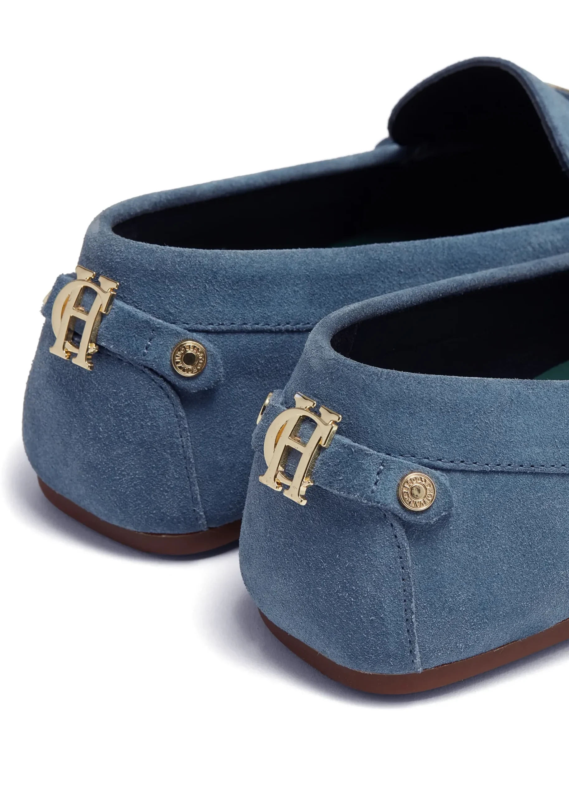 Holland Cooper The Driving Loafer Soft Blue Sale