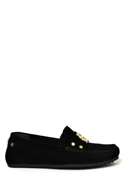 Holland Cooper The Driving Loafer Black Outlet