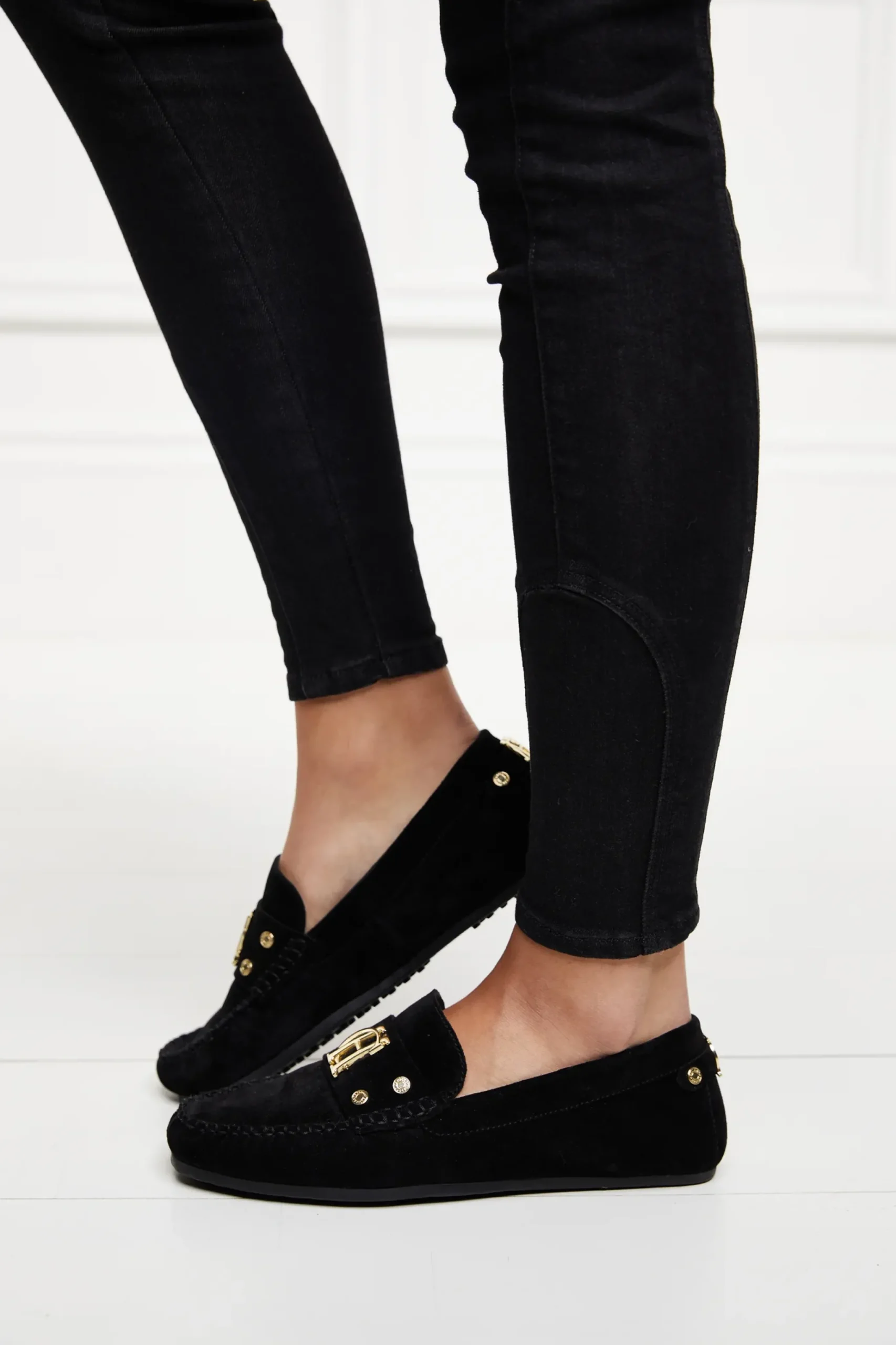Holland Cooper The Driving Loafer Black Outlet