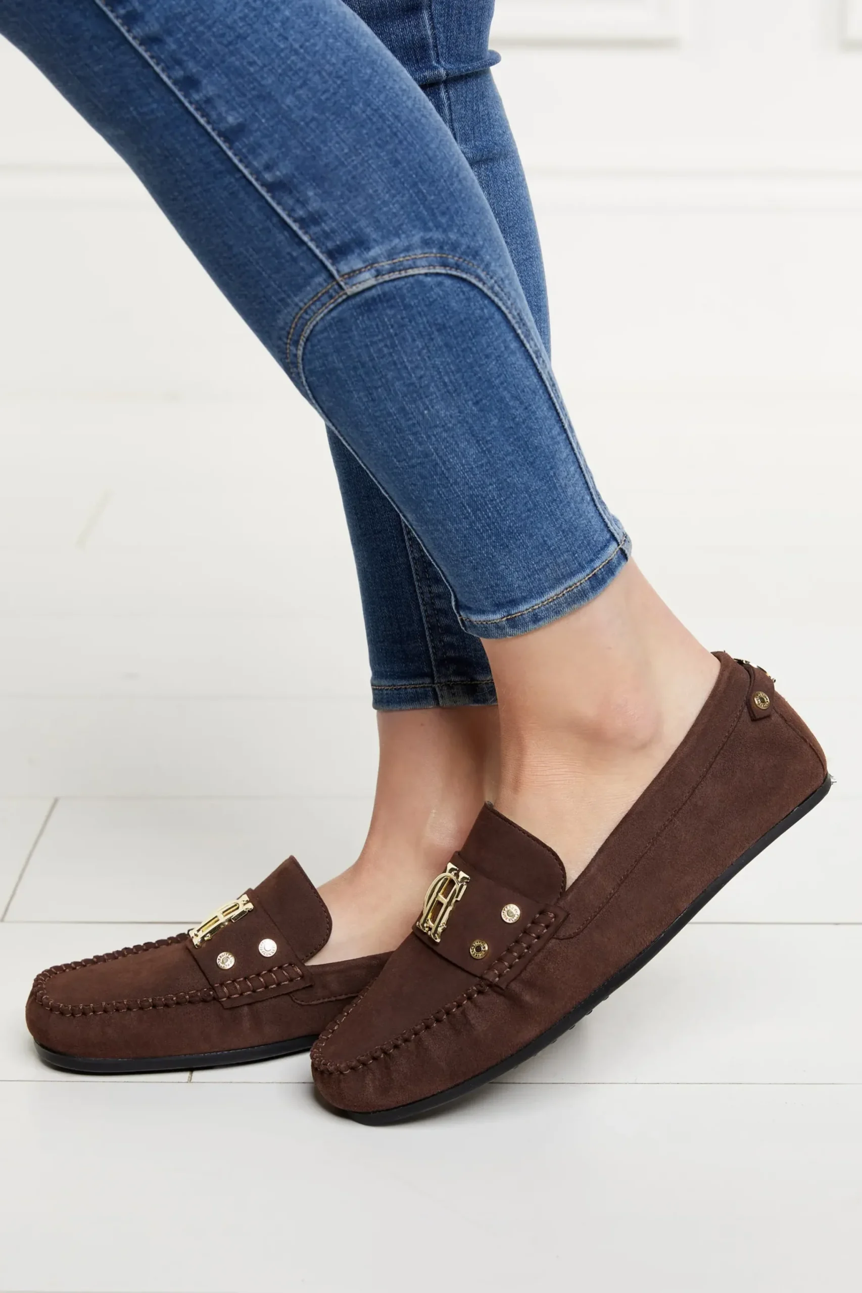 Holland Cooper The Driving Loafer Chocolate Sale
