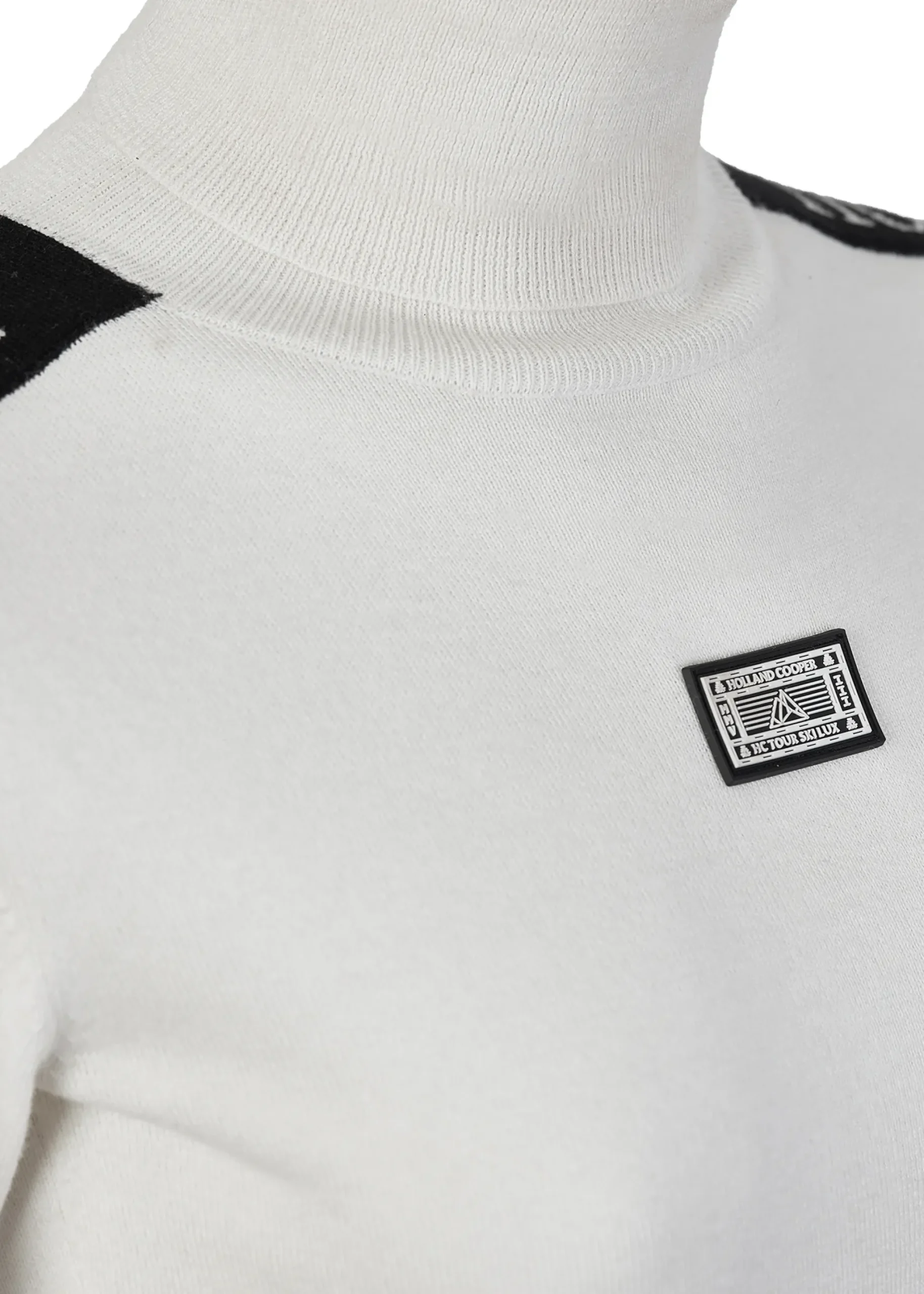 Holland Cooper Thermal Ski Knit White Sale