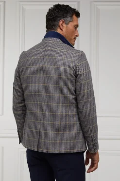 Holland Cooper The Single Breasted Blazer Prince Of Wales Navy