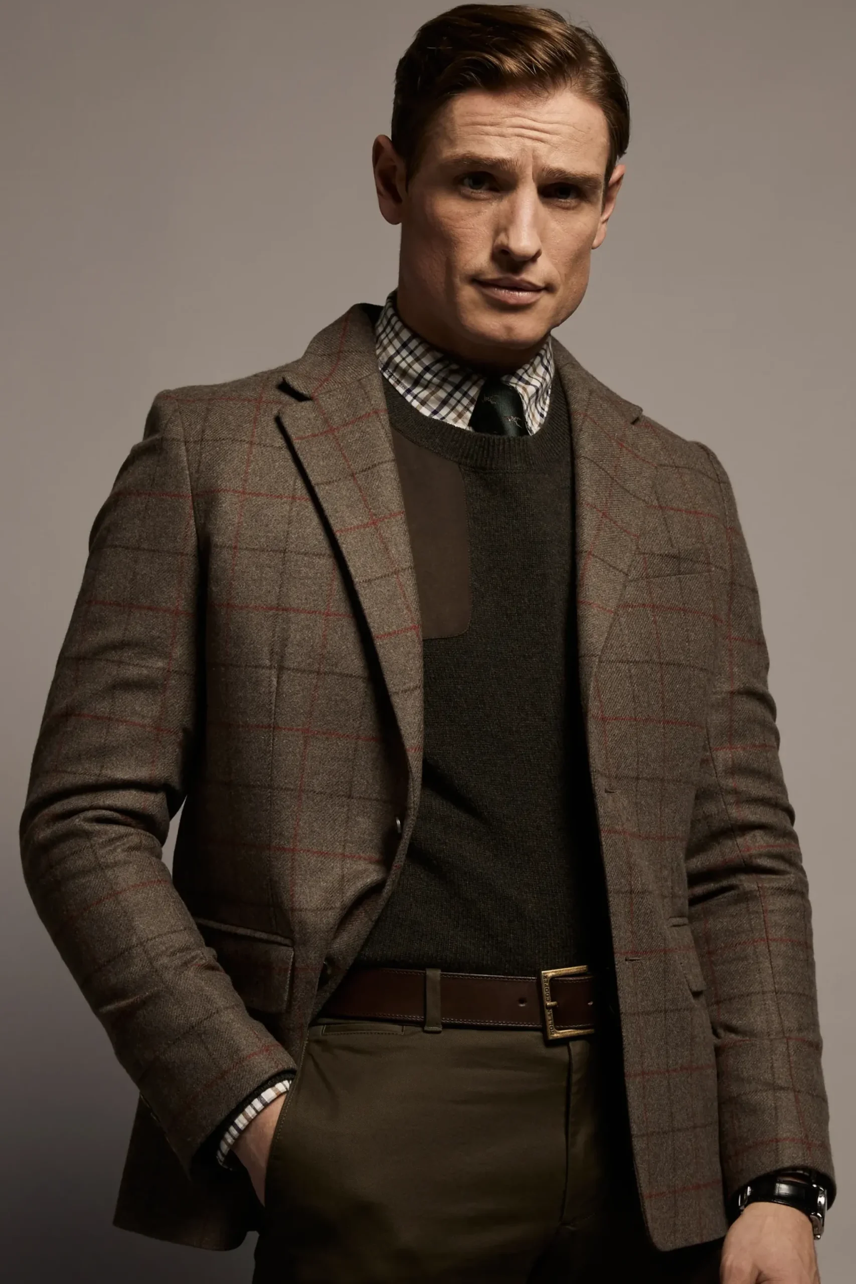 Holland Cooper The Single Breasted Blazer Hampton Check Discount