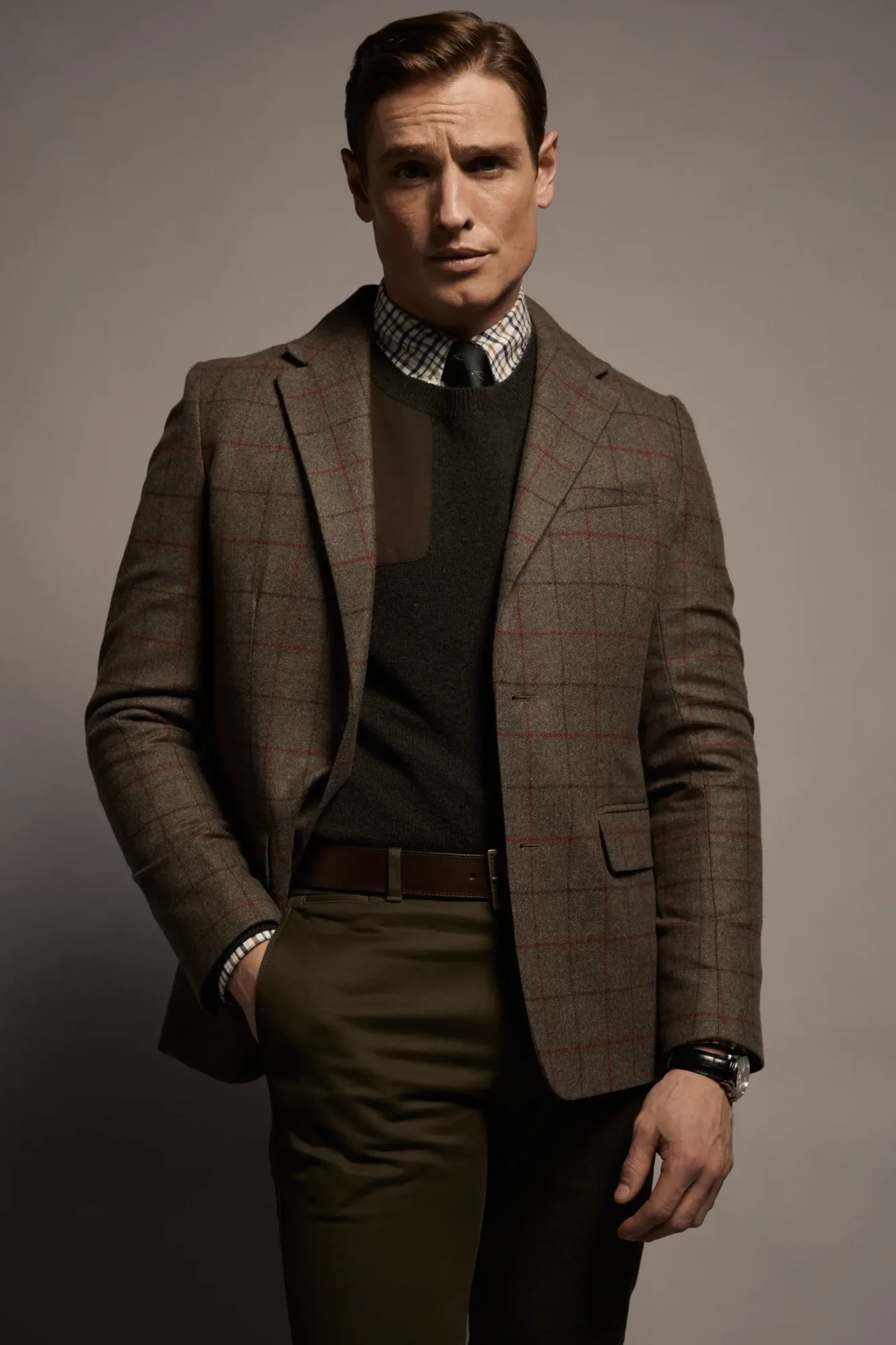 Holland Cooper The Single Breasted Blazer Hampton Check Discount