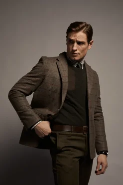 Holland Cooper The Single Breasted Blazer Hampton Check Discount