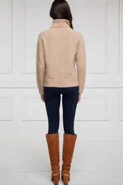 Holland Cooper Tori Knit Light Camel Sale