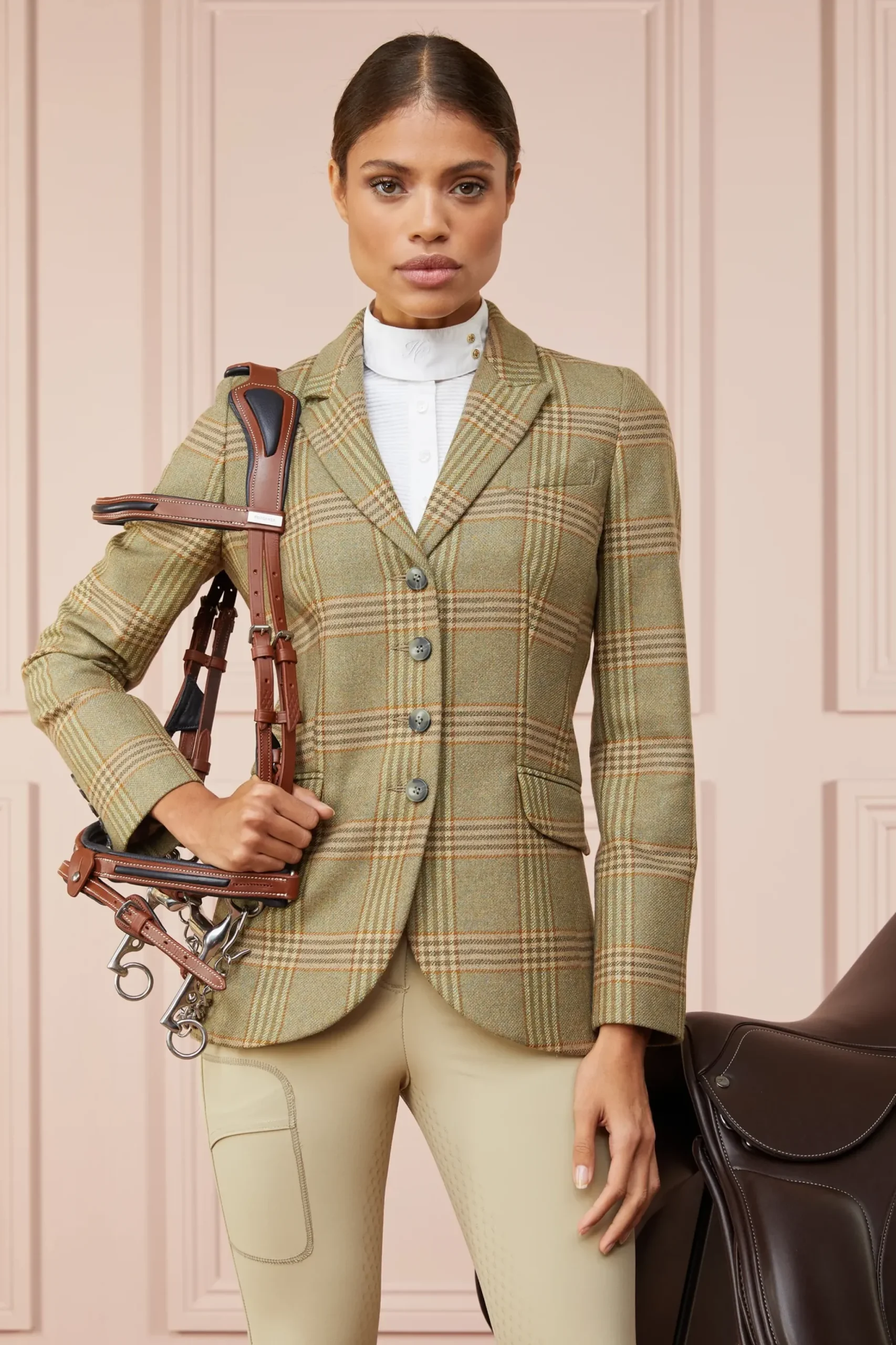 Holland Cooper Tweed Riding Jacket Leveret