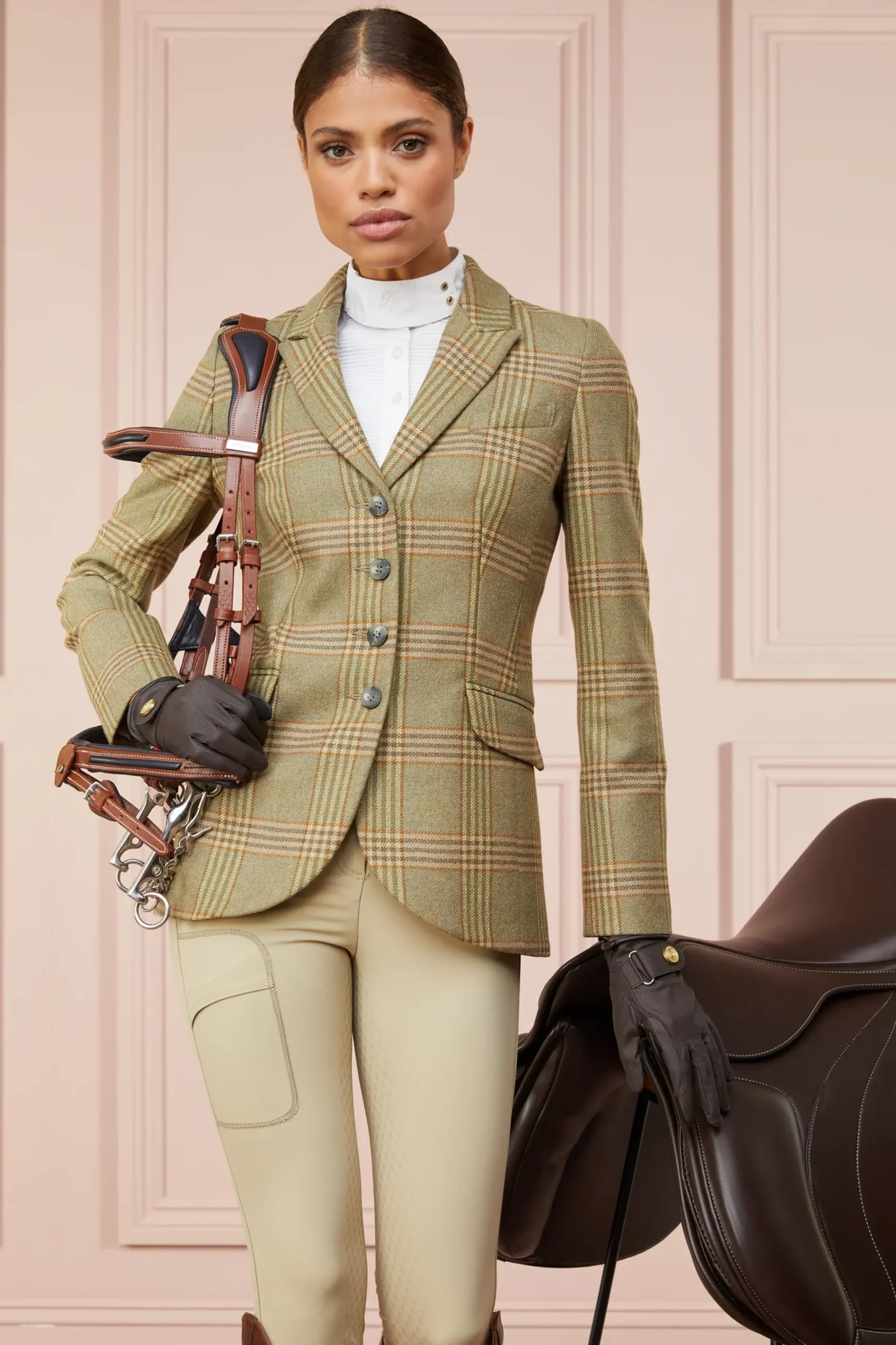 Holland Cooper Tweed Riding Jacket Leveret