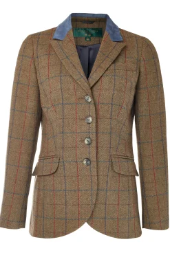 Holland Cooper Tweed Riding Jacket Glen Green