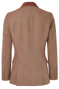 Holland Cooper Tweed Riding Jacket Tawny Brown Clearance